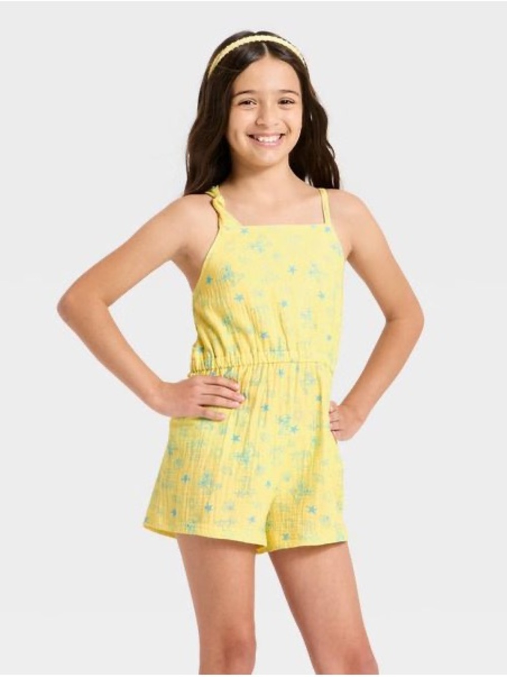 Lilo & Stitch Girls' Stitch Gauze Romper